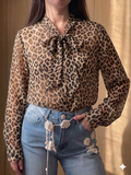 Blouse léopard