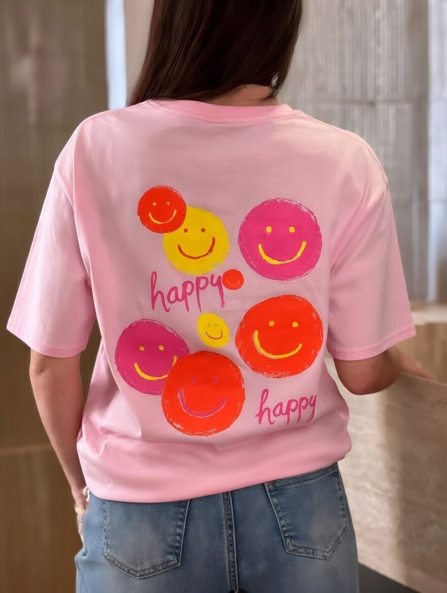 T-shirt happy rose