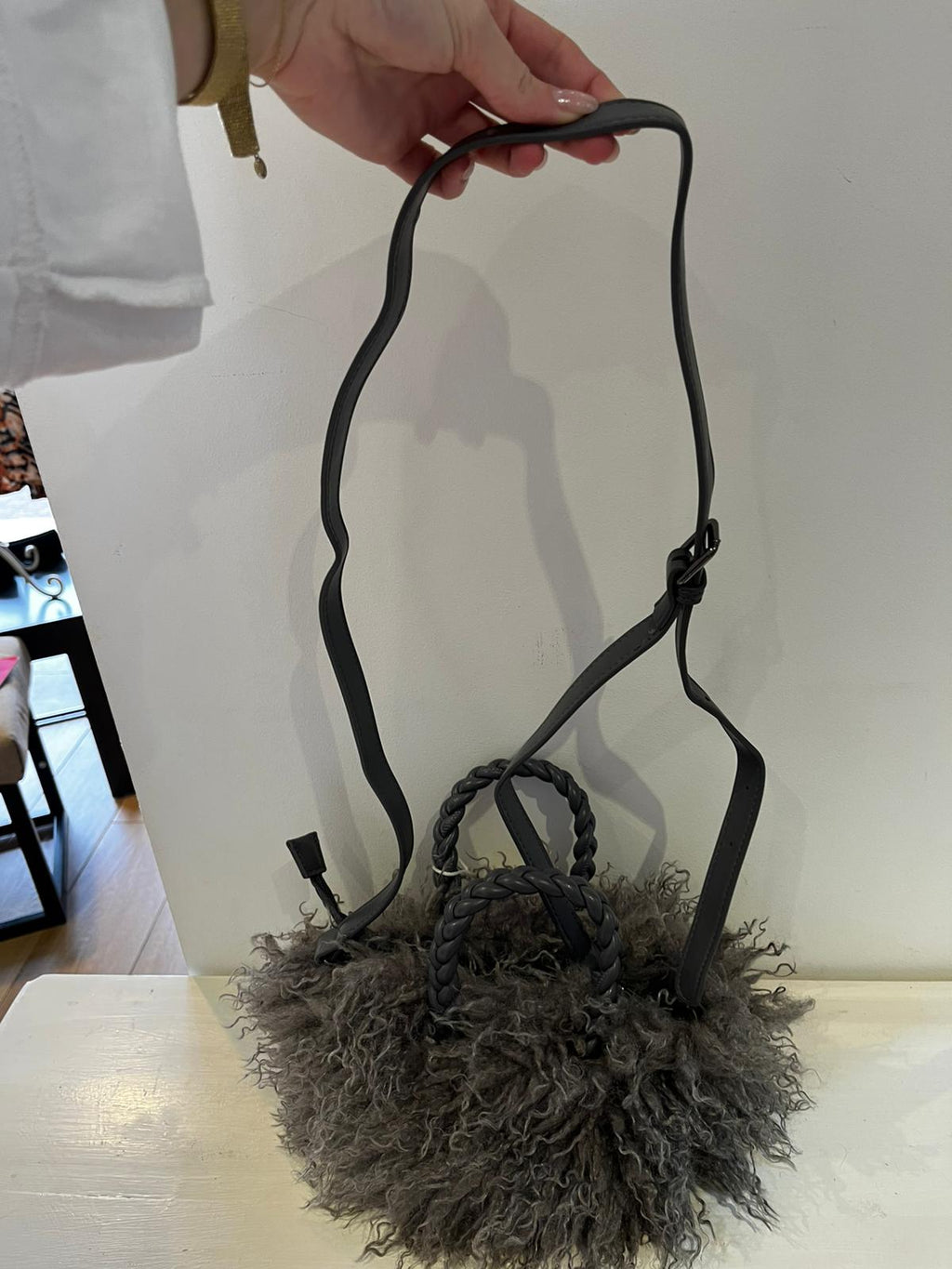 Petit sac fausse fourrure