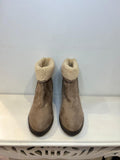Bottines fourrées compensées