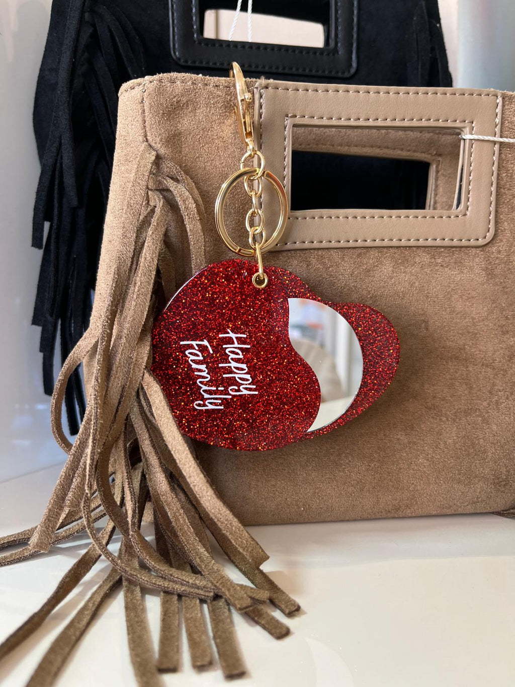 Miroir de sac "happy family"