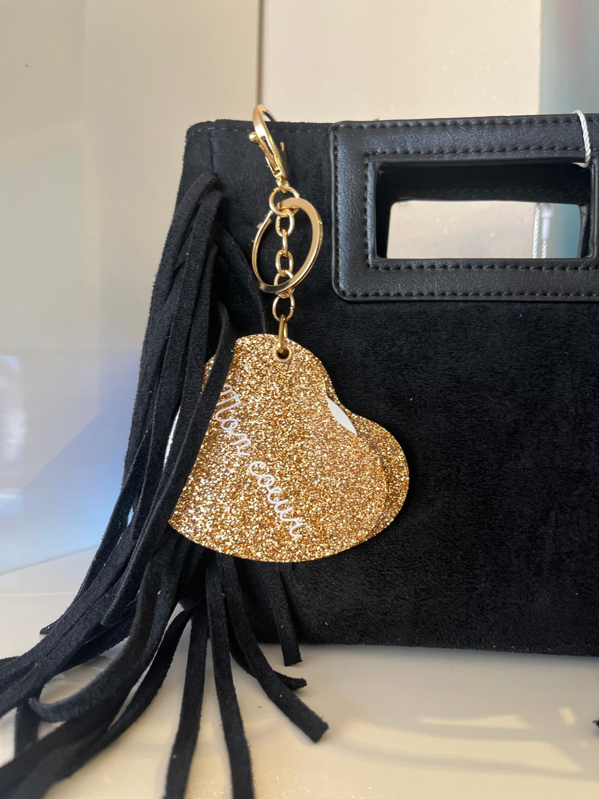 Miroir de sac "mon coeur"