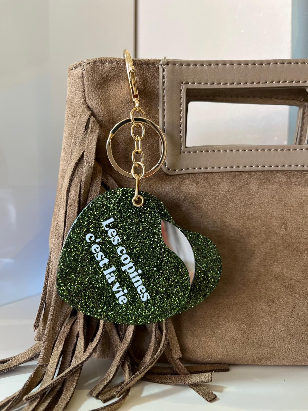Miroir de sac "les copines c'est la vie"