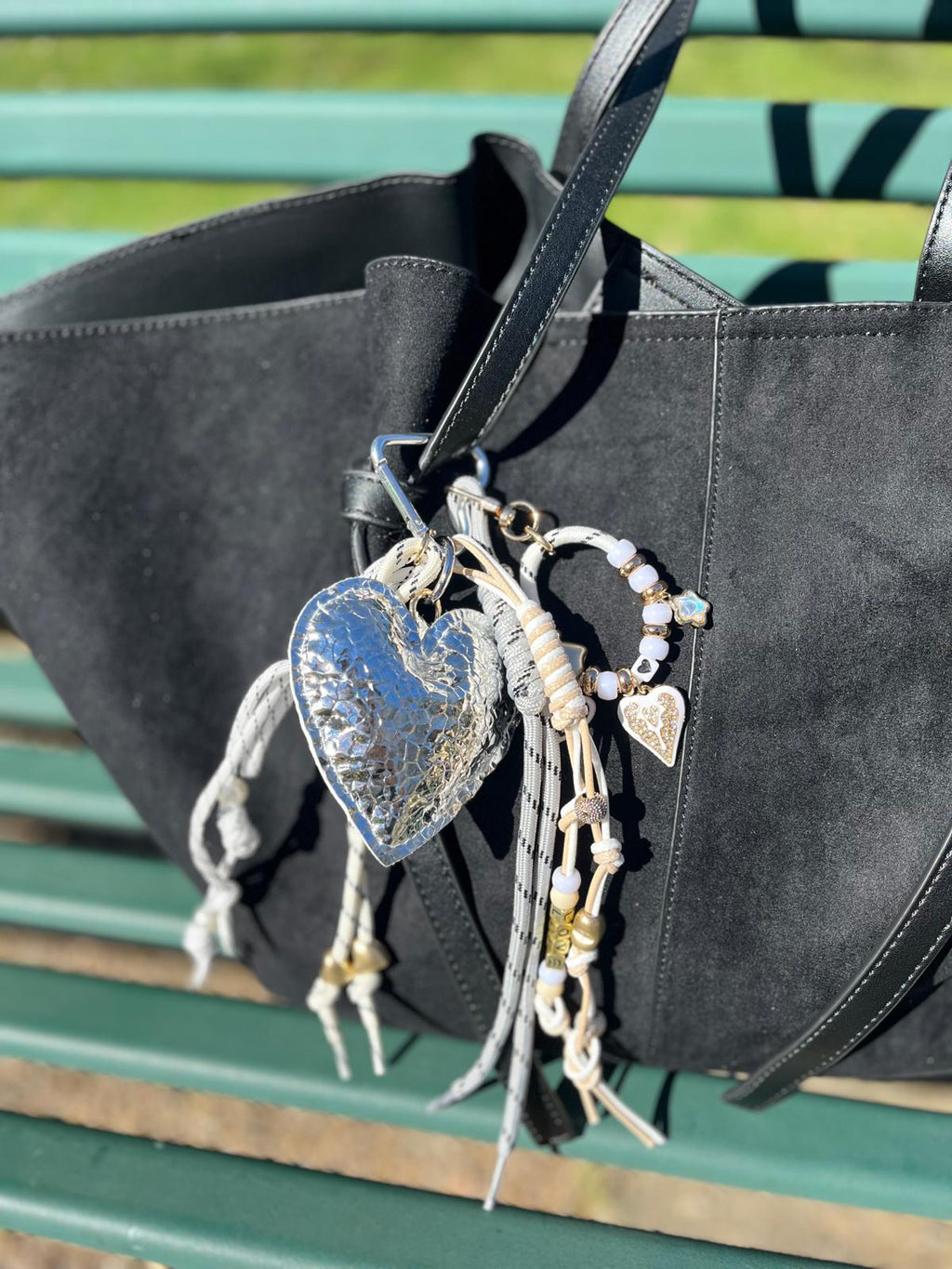 Grigri de sac cœur argenté