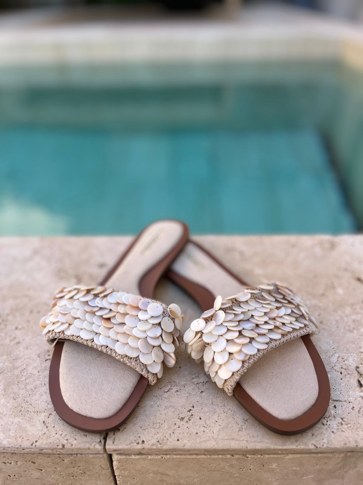 Sandales coquillage