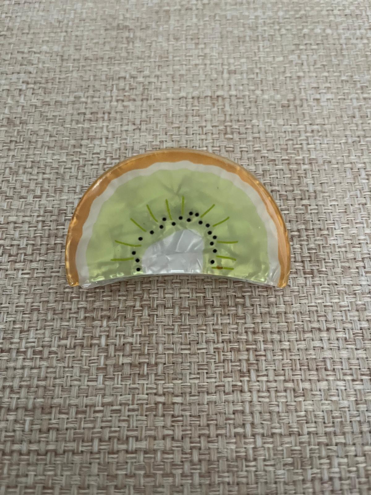 Pince à cheveux kiwi
