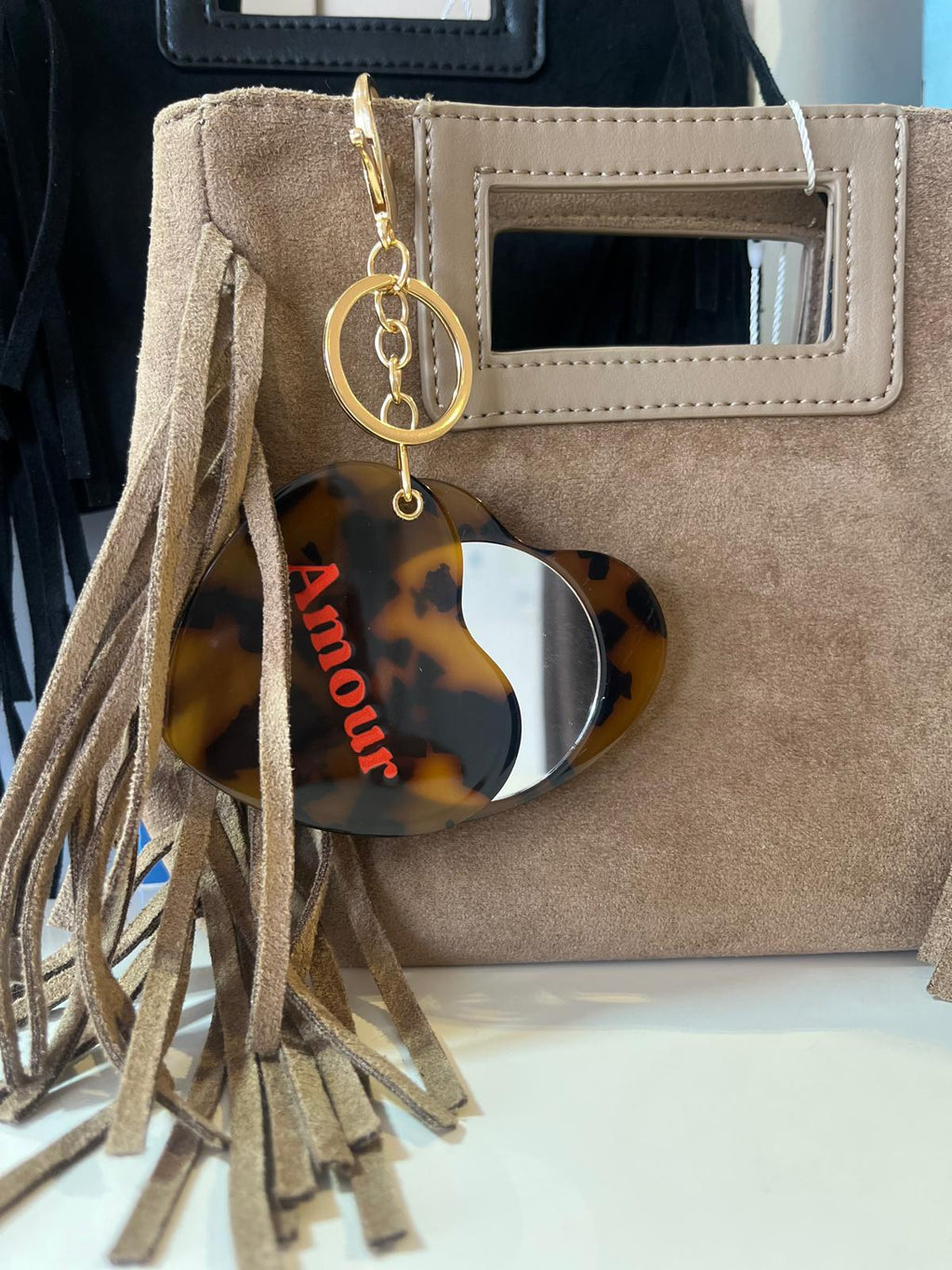 Miroir de sac "Amour"