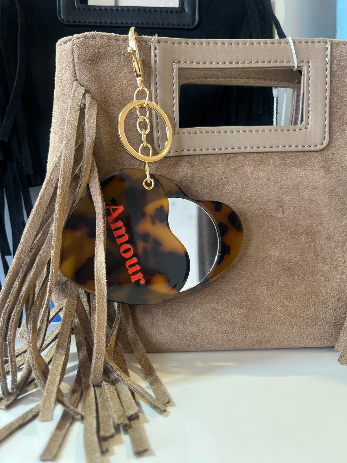 Miroir de sac "Amour"