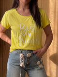 T-shirt "Best Friends" jaune