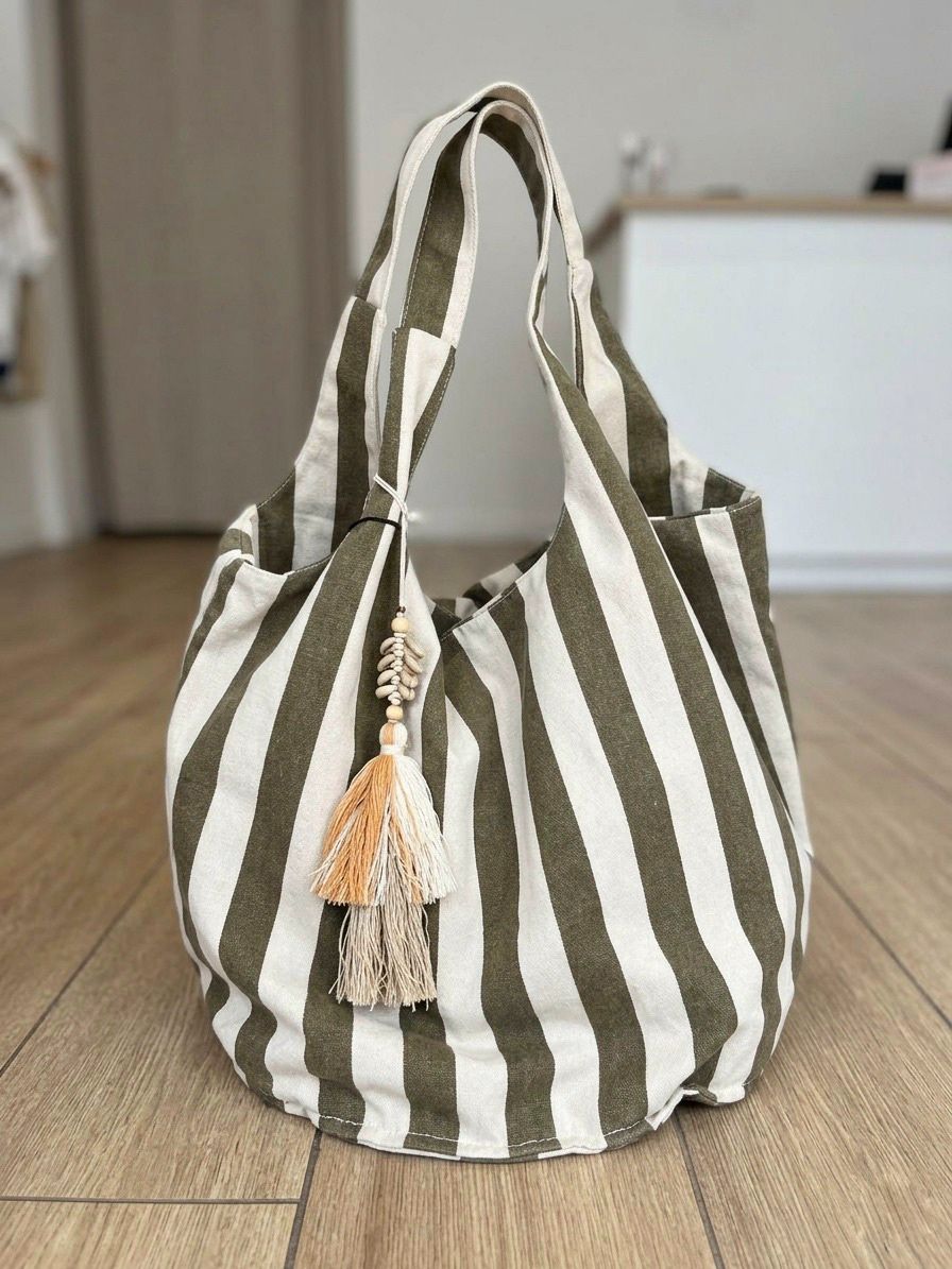 Sac de plage gris