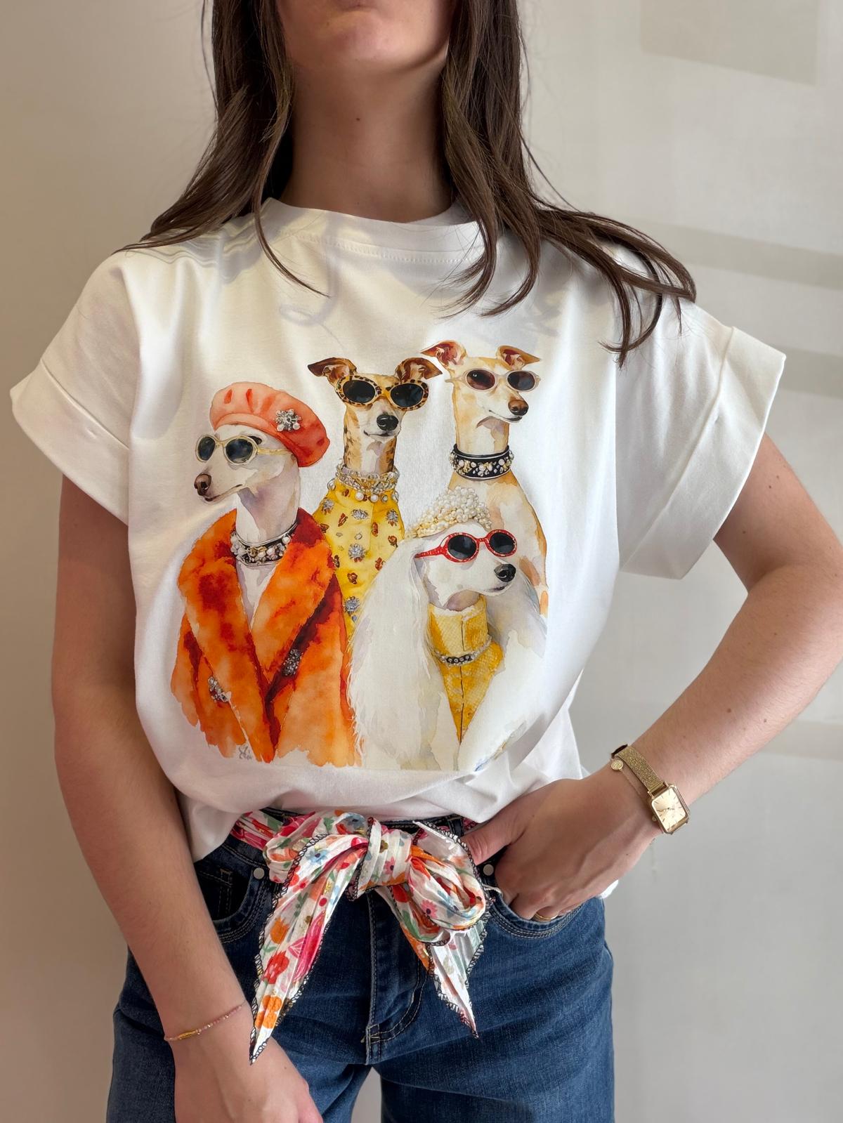 T-shirt chiens
