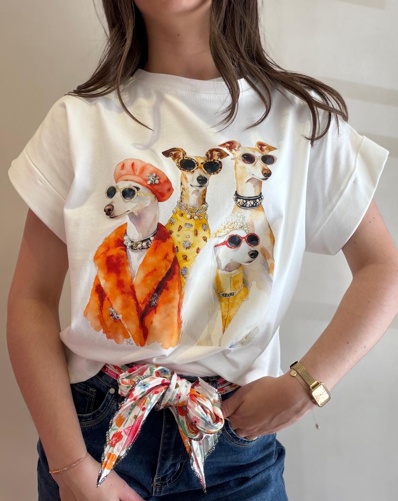 T-shirt chiens