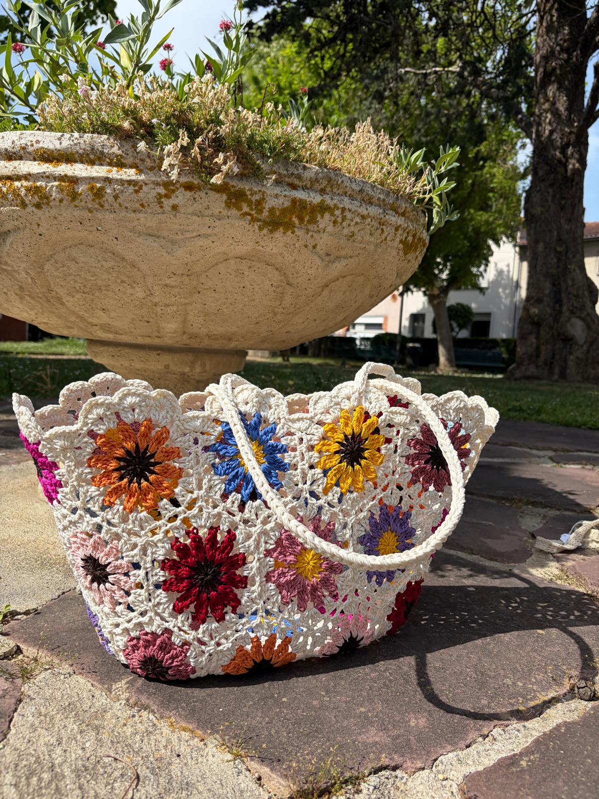 Panier en crochet