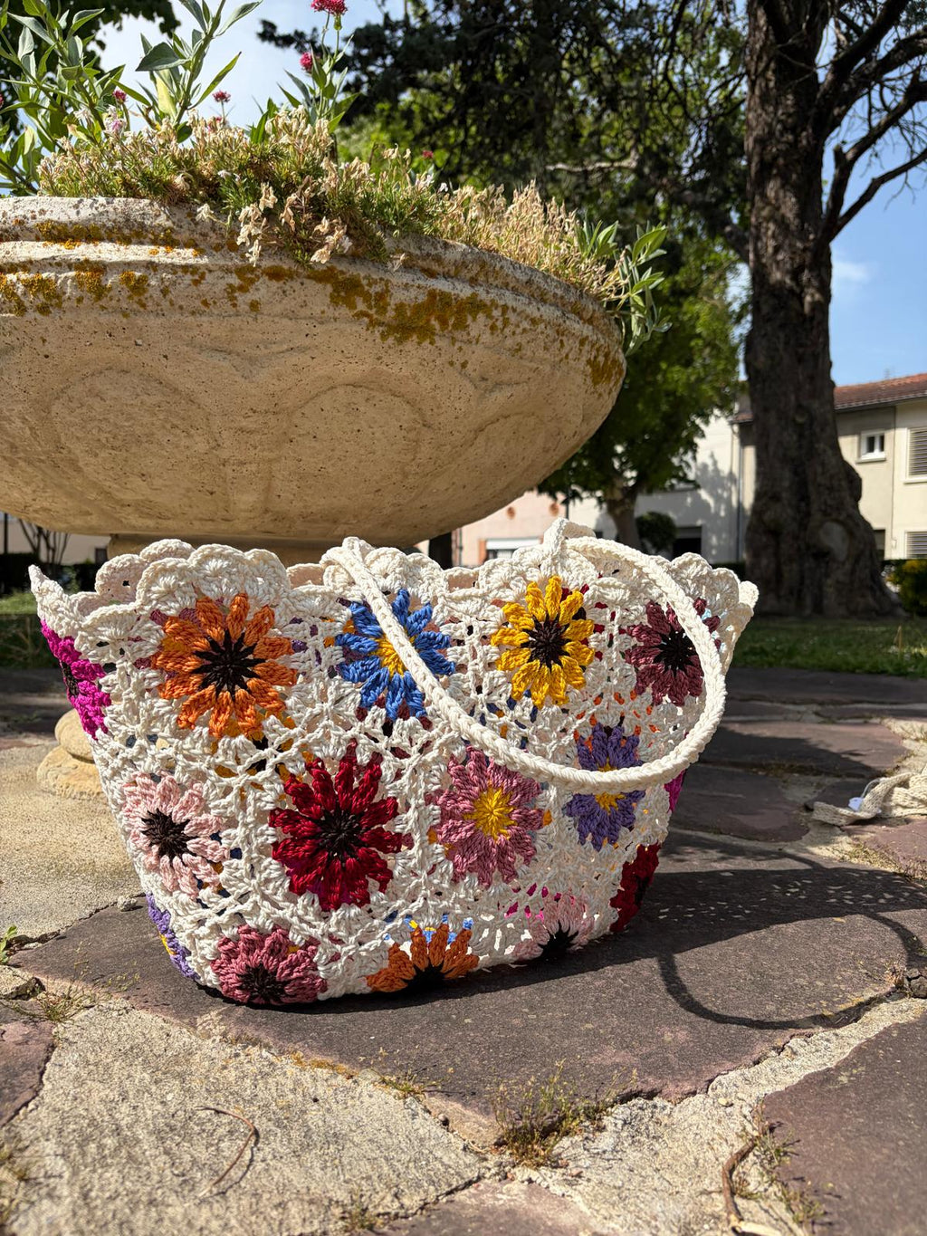 Panier en crochet