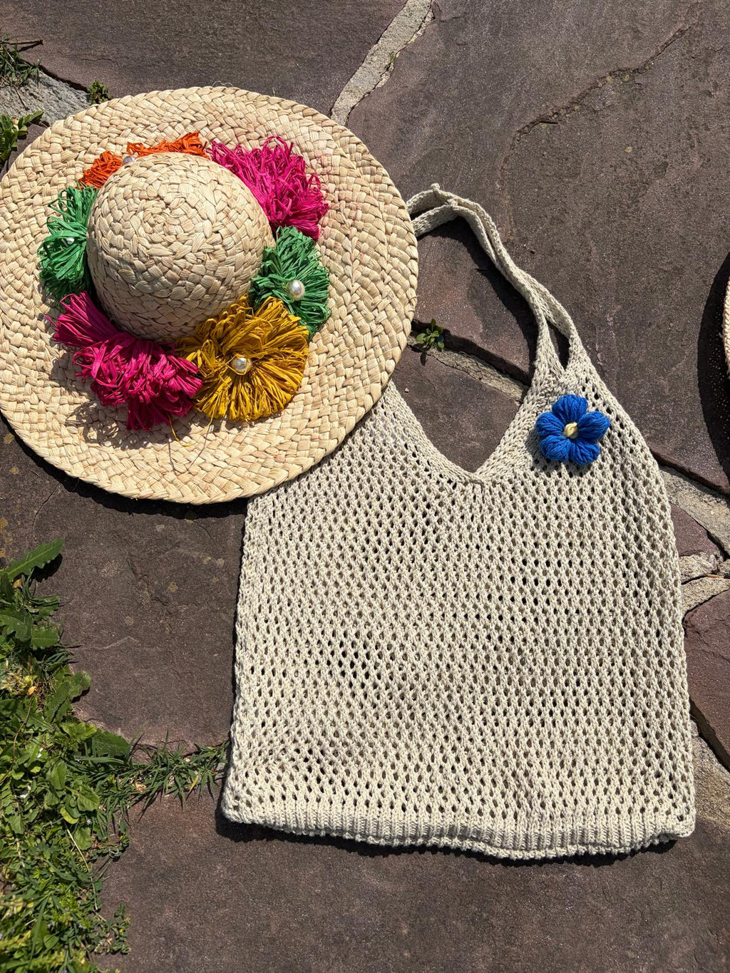 Chapeau à fleures