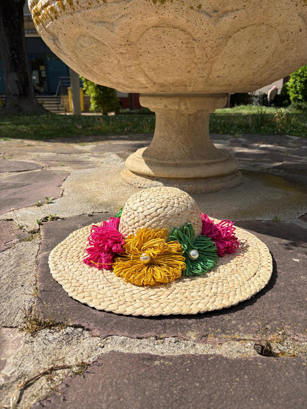 Chapeau à fleures