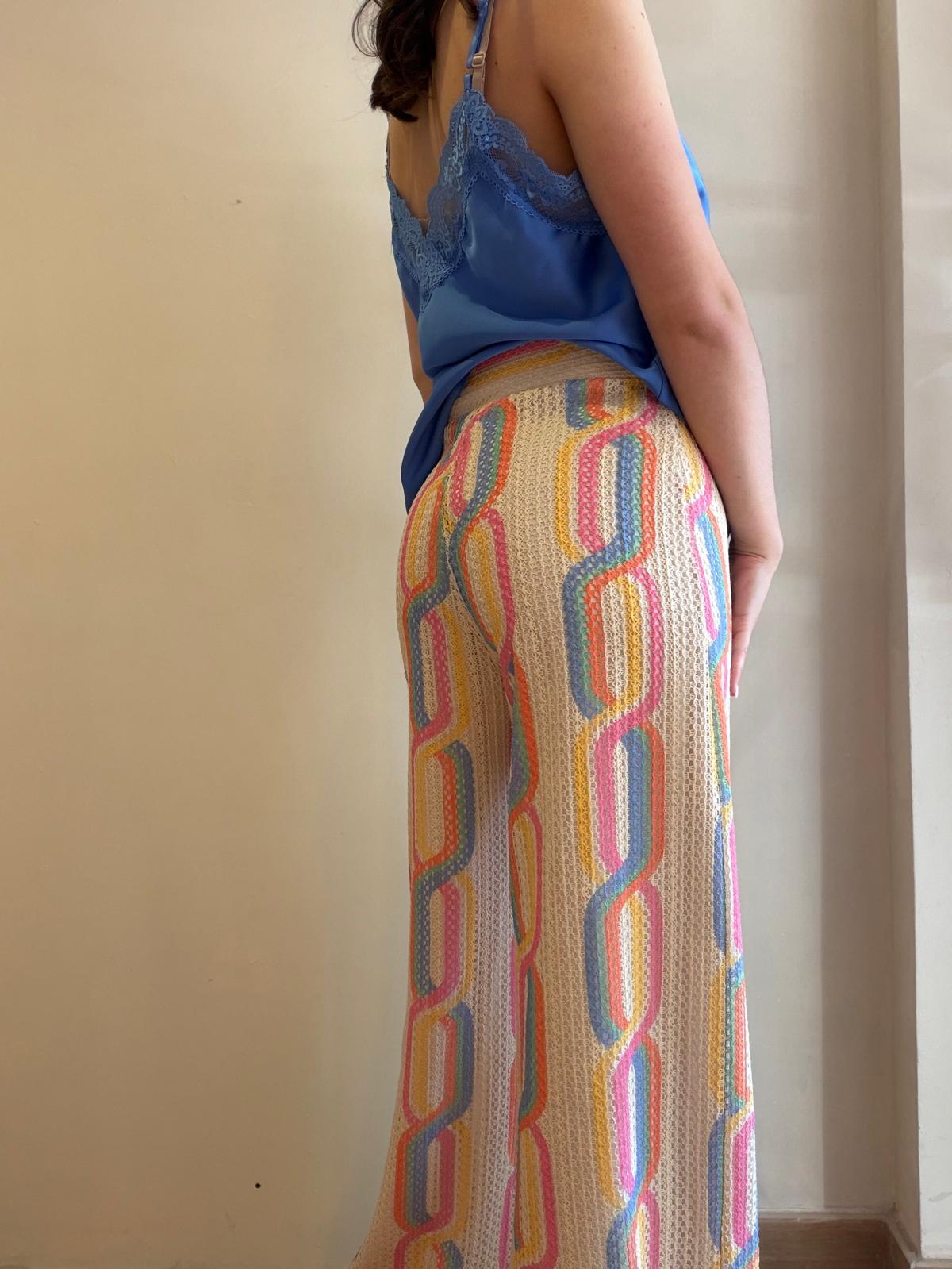 Pantalon crochet motif 1