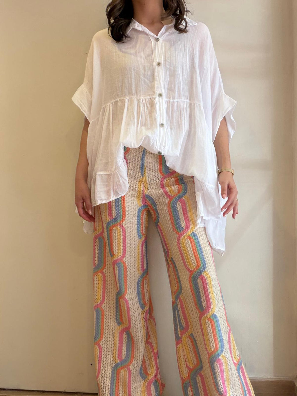 Pantalon crochet motif 1