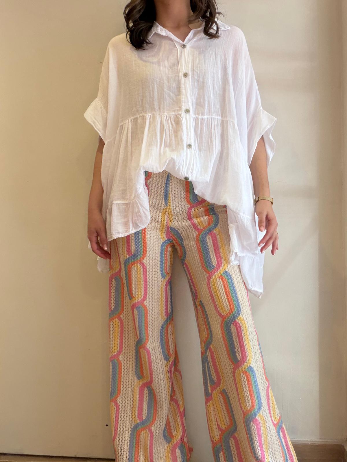 Pantalon crochet motif 1