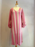 Robe rose crochet