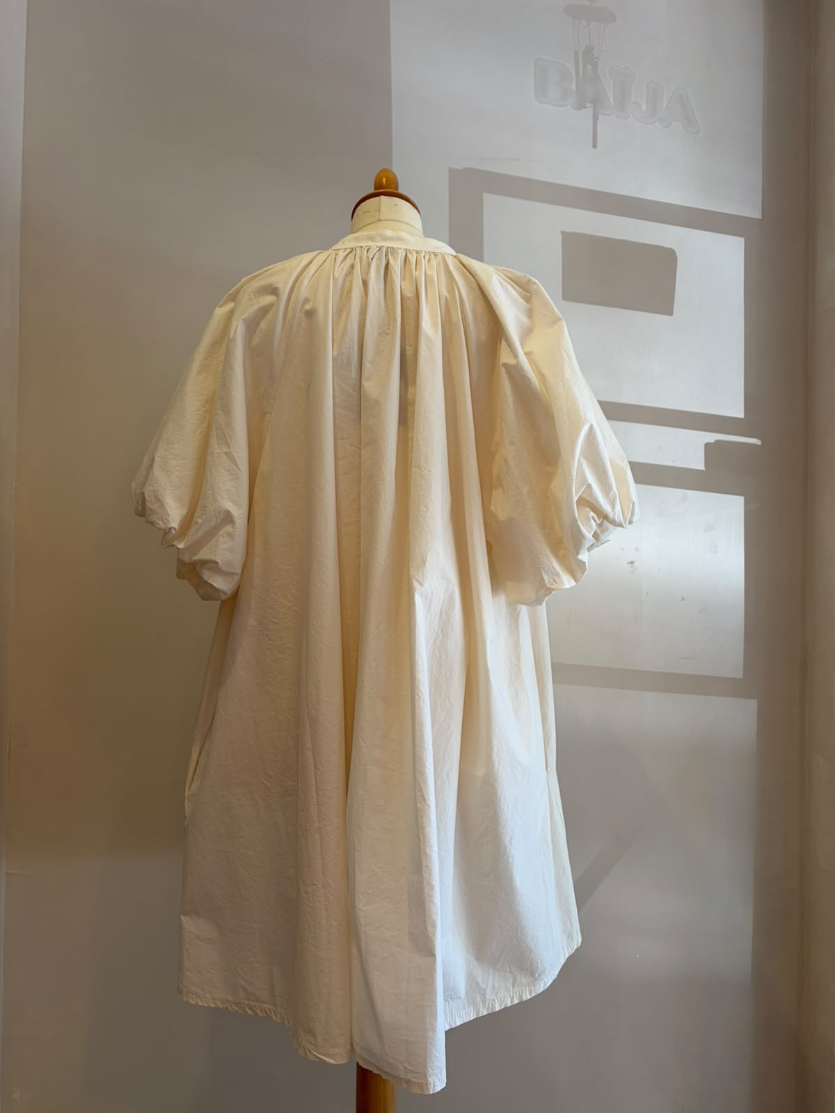 Robe manches ballon