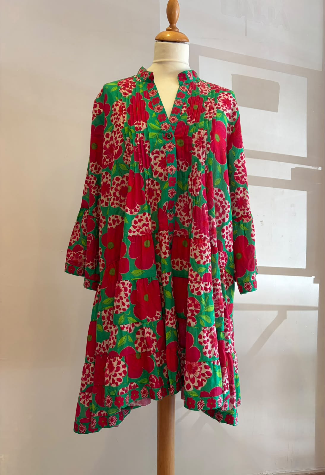 Robe patineuse à fleures