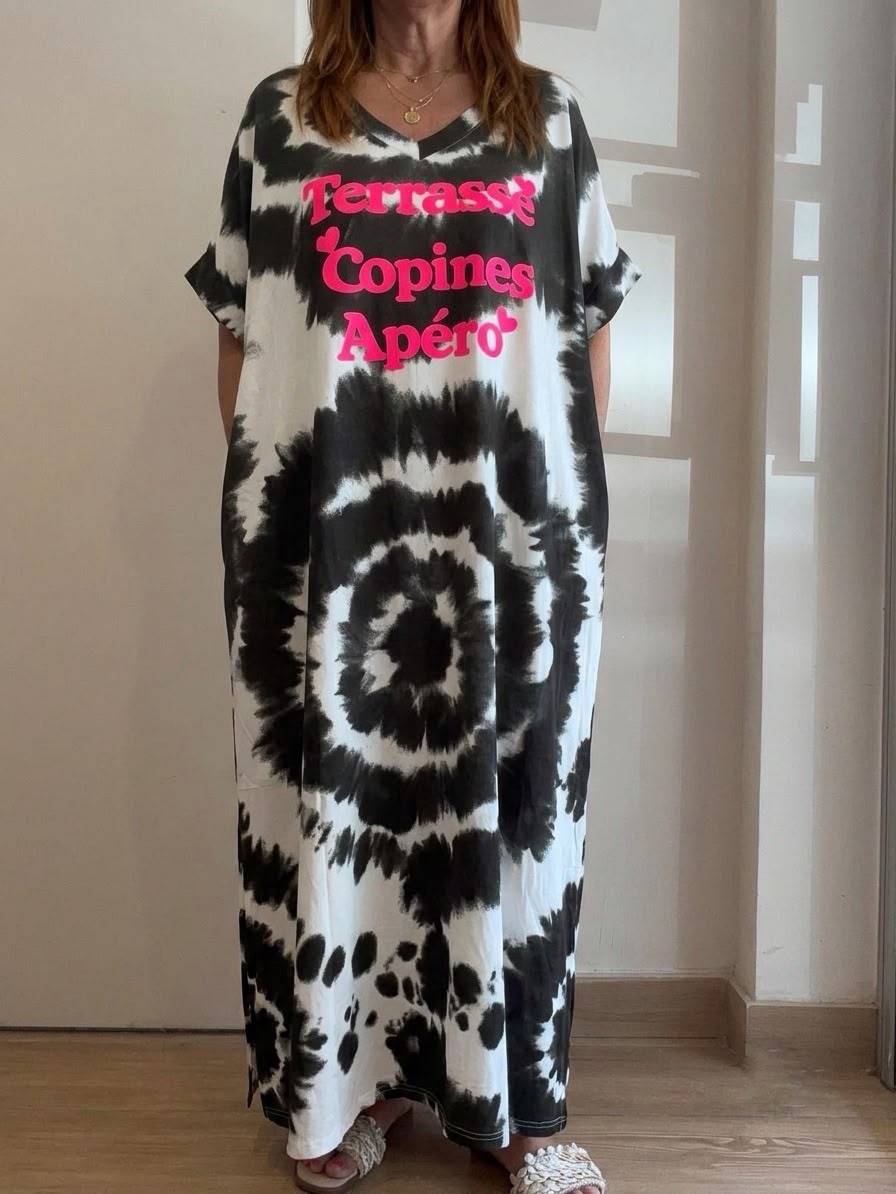 Robe longue noire