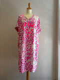 Robe copines rose