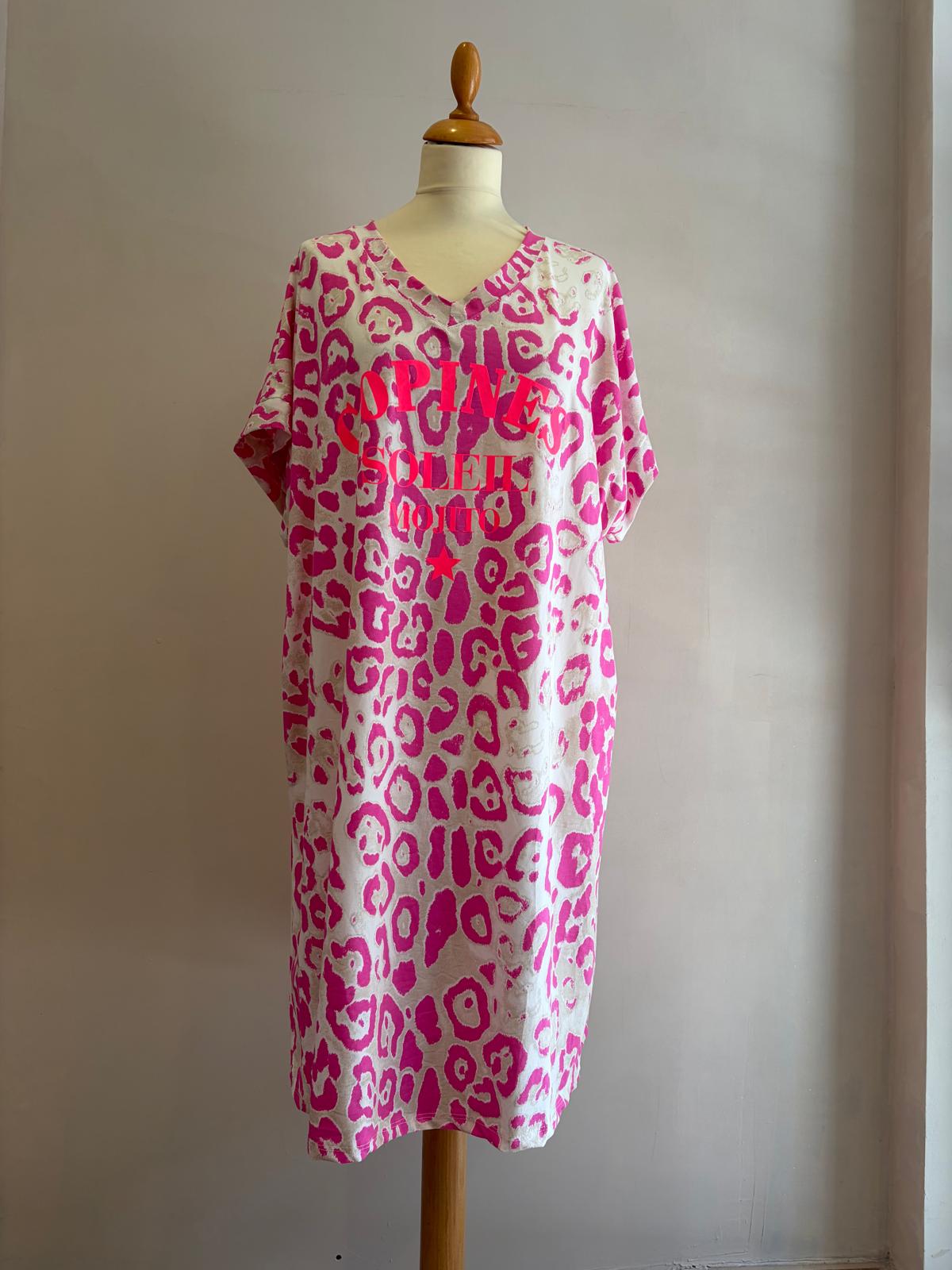 Robe copines rose