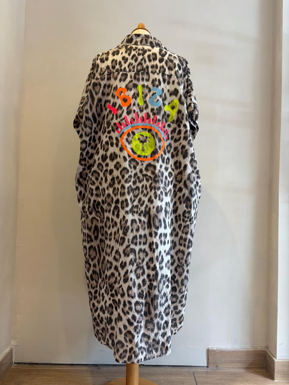 Robe ibiza grise