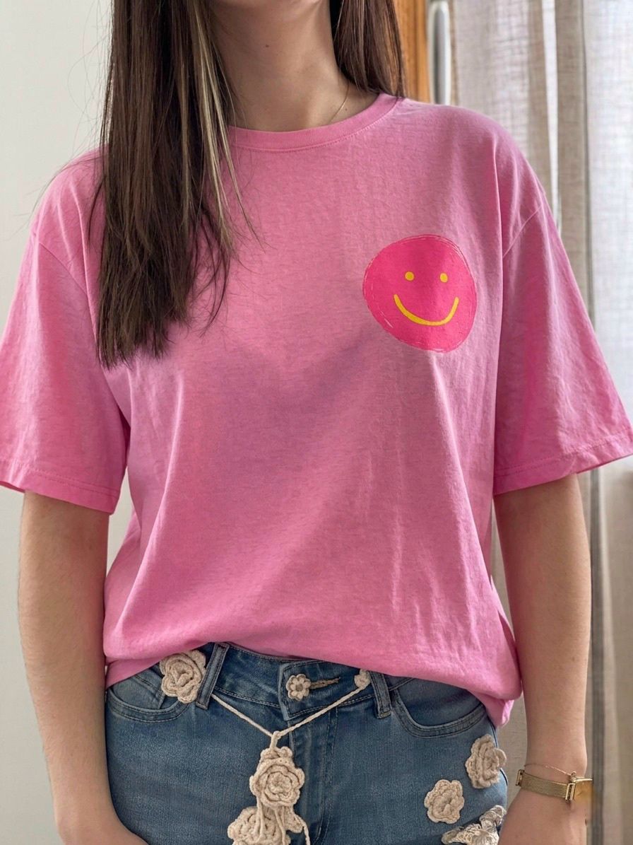T-shirt happy rose